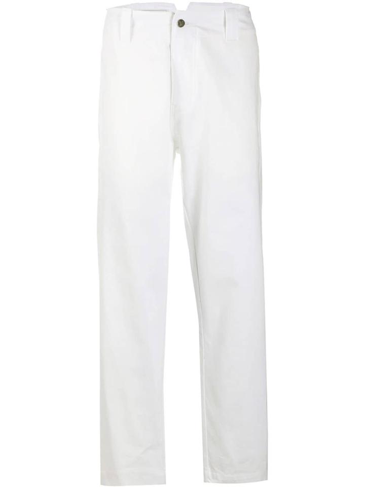 Société Anonyme Straight-leg Trousers - White