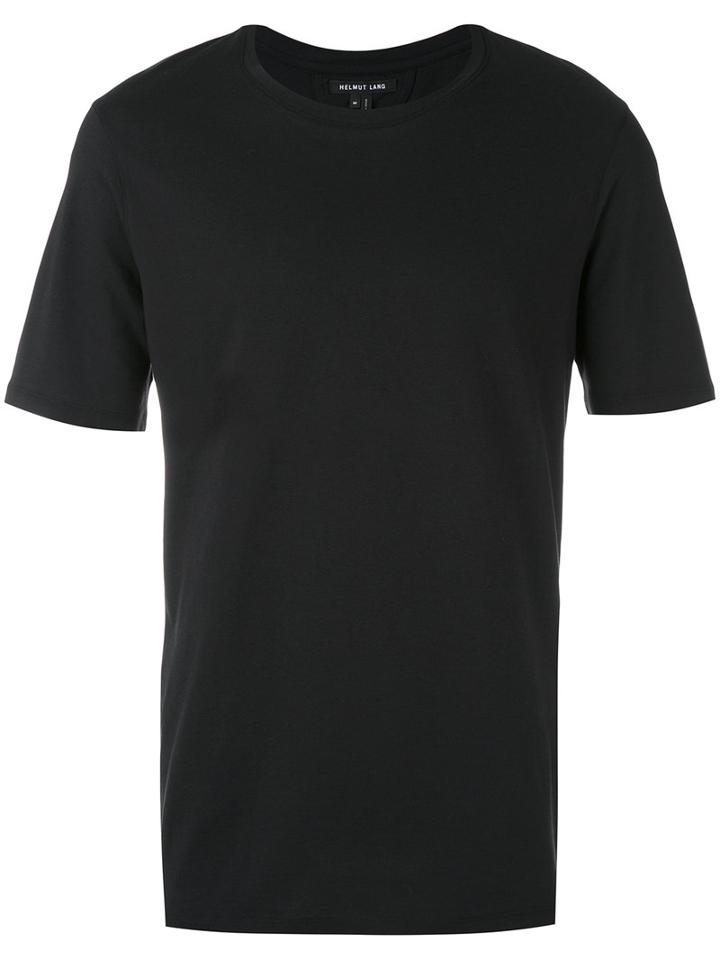 Helmut Lang - Round Neck T-shirt - Men - Cotton - Xs, Black, Cotton