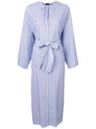Joseph Belted Poplin Dress - Blue