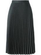 Roberto Collina Pleated Skirt, Women's, Size: Medium, Grey, Polyester/spandex/elastane/viscose