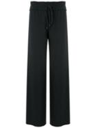 Talie Nk Wide Leg Trousers, Women's, Size: 42, Black, Wool