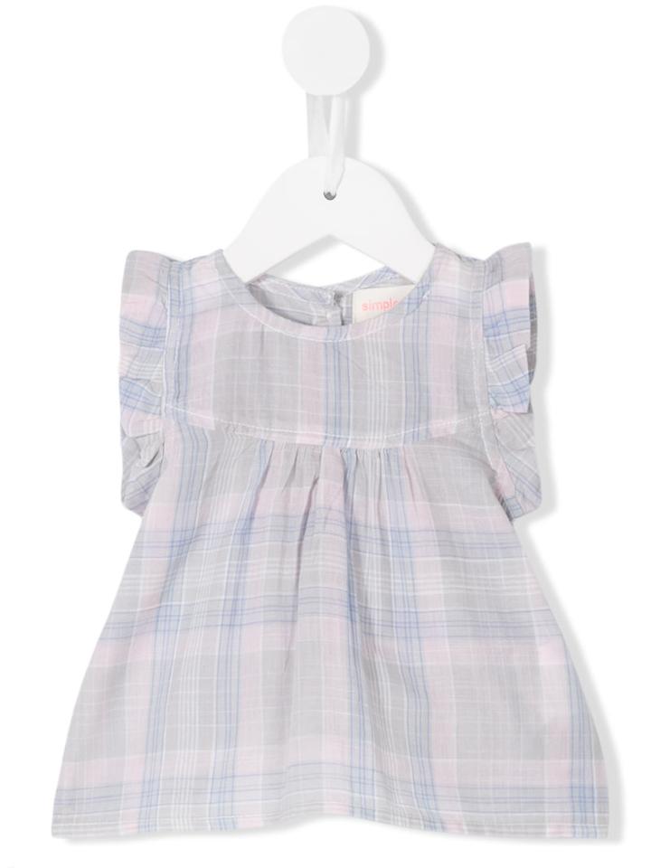 Simple Kids - Guinea Blouse - Kids - Cotton - 18 Mth, Grey