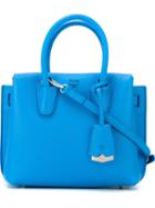 Mcm Mini 'milla' Crossbody Bag, Women's, Blue, Calf Leather