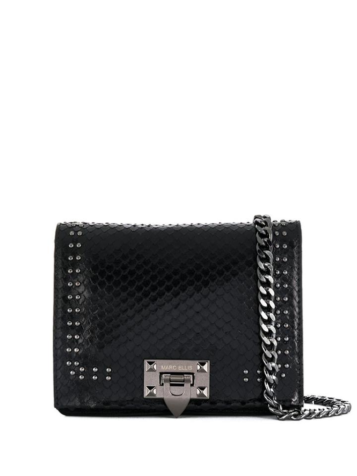 Marc Ellis Marc Ellis Meb124slizard Black Leather/fur/exotic