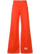 Msgm Chromotherapy Detail Trousers - Red