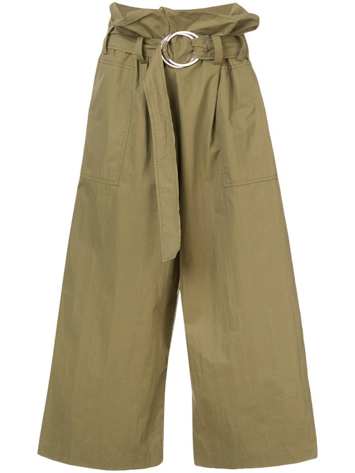 Rejina Pyo Tilly Wide Leg Trousers - Green