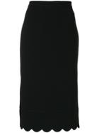 Altuzarra Scalloped Skirt - Black