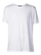 T By Alexander Wang Round Neck T-shirt, Men's, Size: Small, White, Cotton