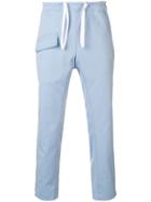 Corelate Drawstring Waist Trousers - Blue