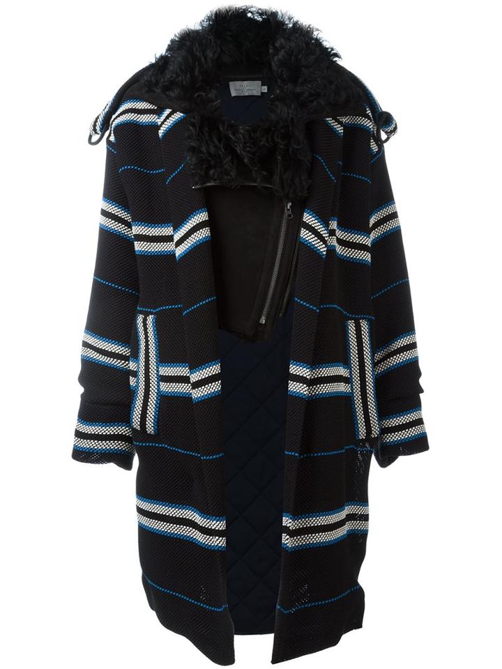 Preen By Thornton Bregazzi 'lindner' Fur Collar Coat