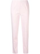 Paule Ka High-waist Fitted Trousers - Pink