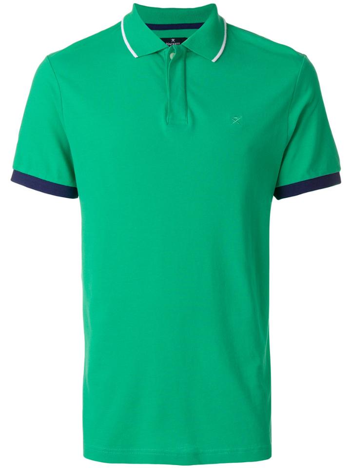 Hackett Embroidered Logo Polo Shirt - Green