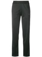 Gaelle Bonheur Side-stripe Embellished Trousers - Black