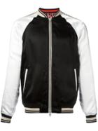 3.1 Phillip Lim Souvenir Reversible Varsity Jacket, Men's, Size: Small, Black, Cotton/viscose/acetate