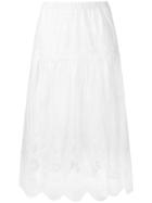 Guild Prime Crochet Midi Skirt - White