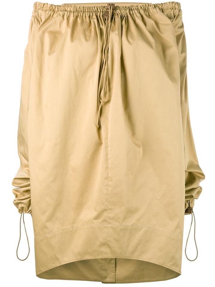 Joseph - Off The Shoulder Blouse - Women - Cotton - 34, Nude/neutrals, Cotton