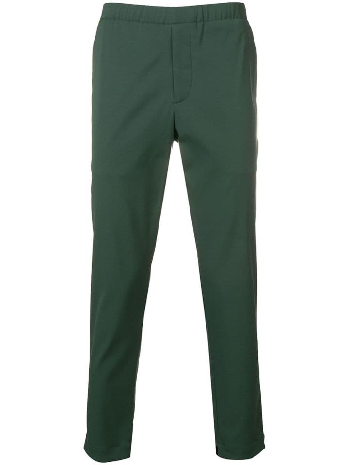 Theory Tapered Trousers - Green