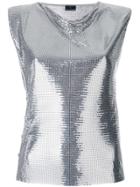 Paco Rabanne Chainmail Top - Grey