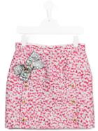 Dolce & Gabbana Kids Bow Detail Skirt, Girl's, Size: 10 Yrs, Pink/purple