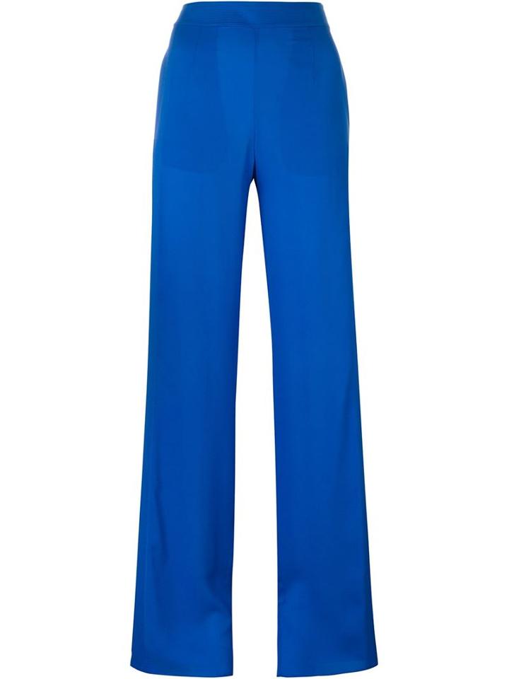 Dsquared2 Stripe Appliqué Trousers, Women's, Size: 44, Blue, Silk