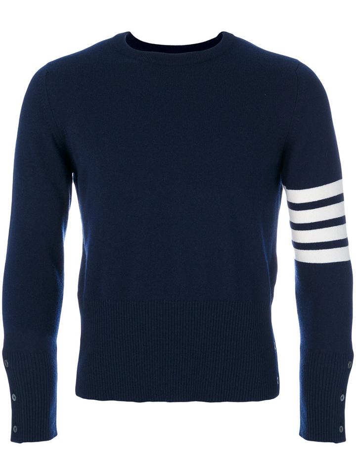 Thom Browne - Cashmere Jumper - Men - Cashmere - 3, Blue, Cashmere