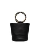 Simon Miller Black Bonsai 20 Bracelet Handle Leather Bucket Bag