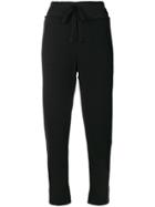 Ann Demeulemeester Blanche High Waisted Trousers - Black