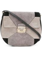 Furla Club Patchwork Shoulder Bag - Grey