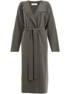 Lamberto Losani Belted Coat - Grey
