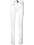 Monse Belted Skinny Trousers - White