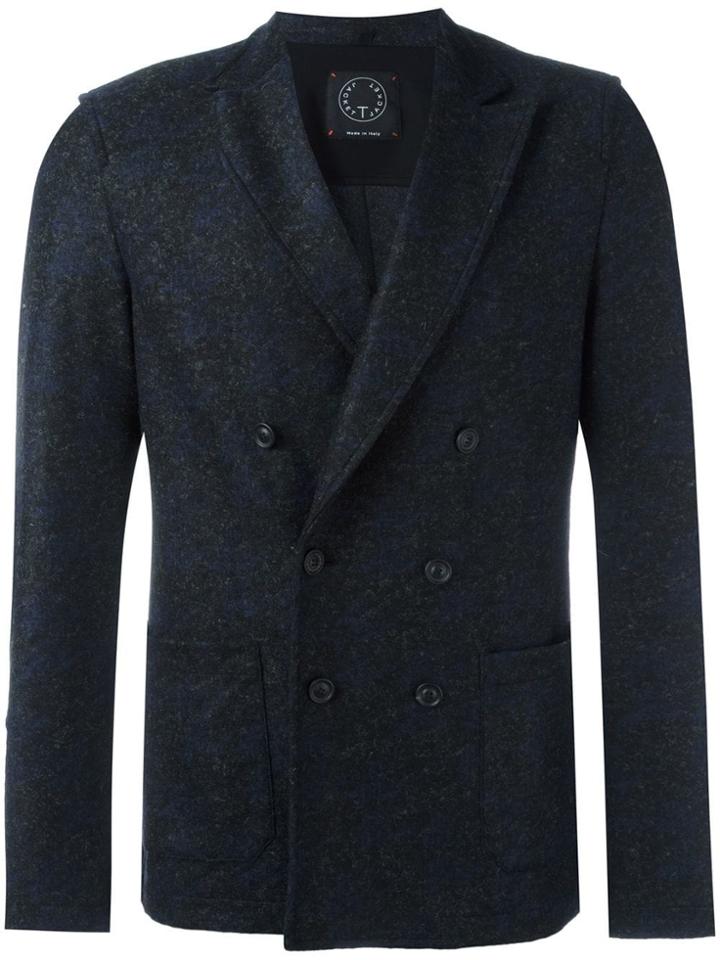 Tonello Double Breasted Blazer - Grey