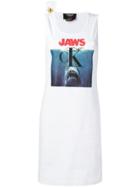Calvin Klein 205w39nyc Jaws Print Logo Dress - White