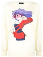 Undercover Magical Angel Printed Sweatshirt - Yellow