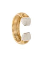 Chloé Ridged Cuff Bracelet - Gold
