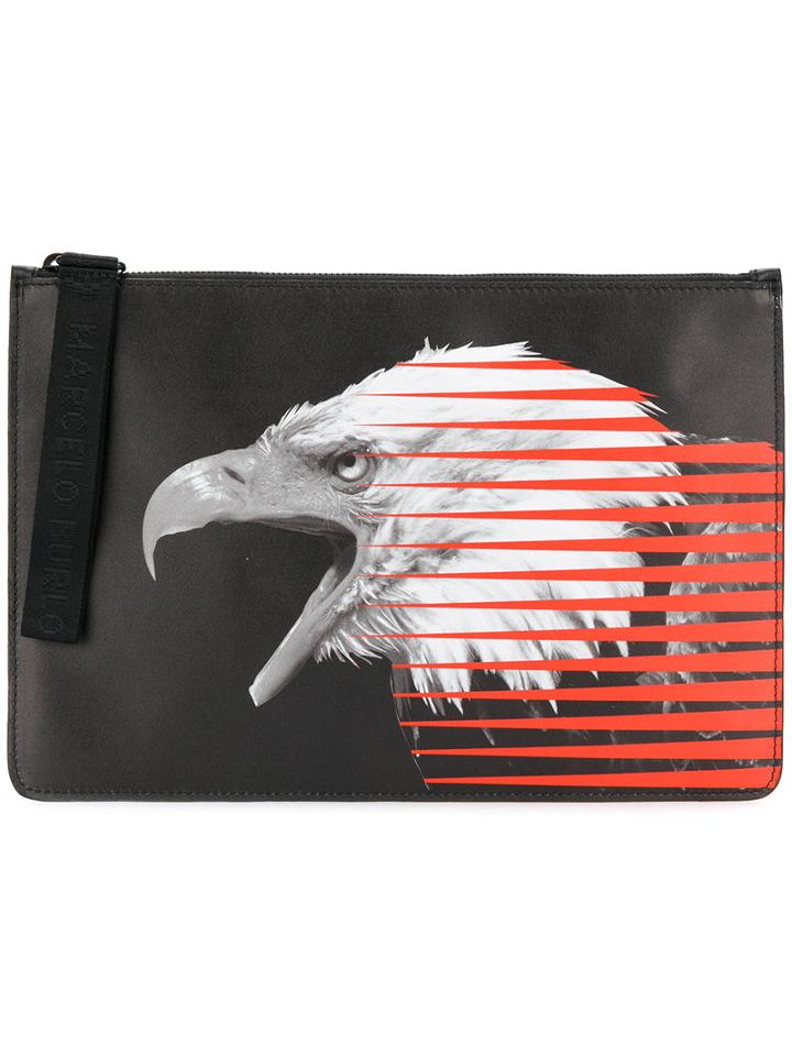 Marcelo Burlon County Of Milan - Iamens Bag - Men - Cotton/leather - One Size, Black, Cotton/leather