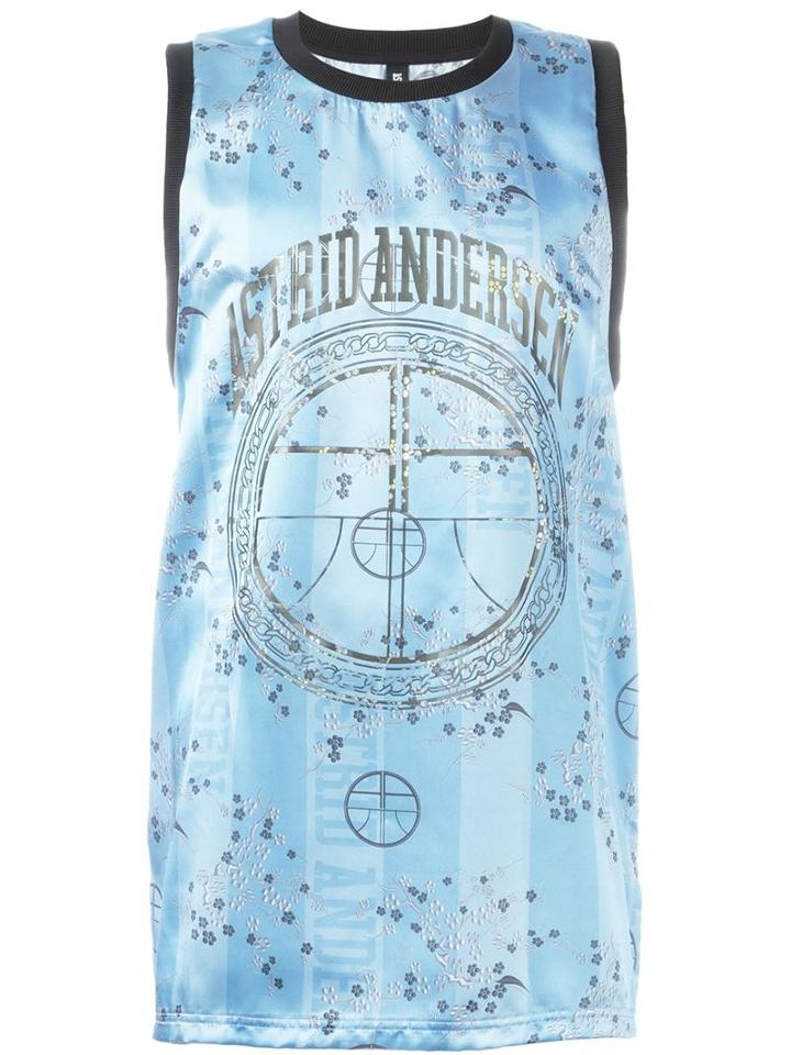 Astrid Andersen Printed Baseball Top