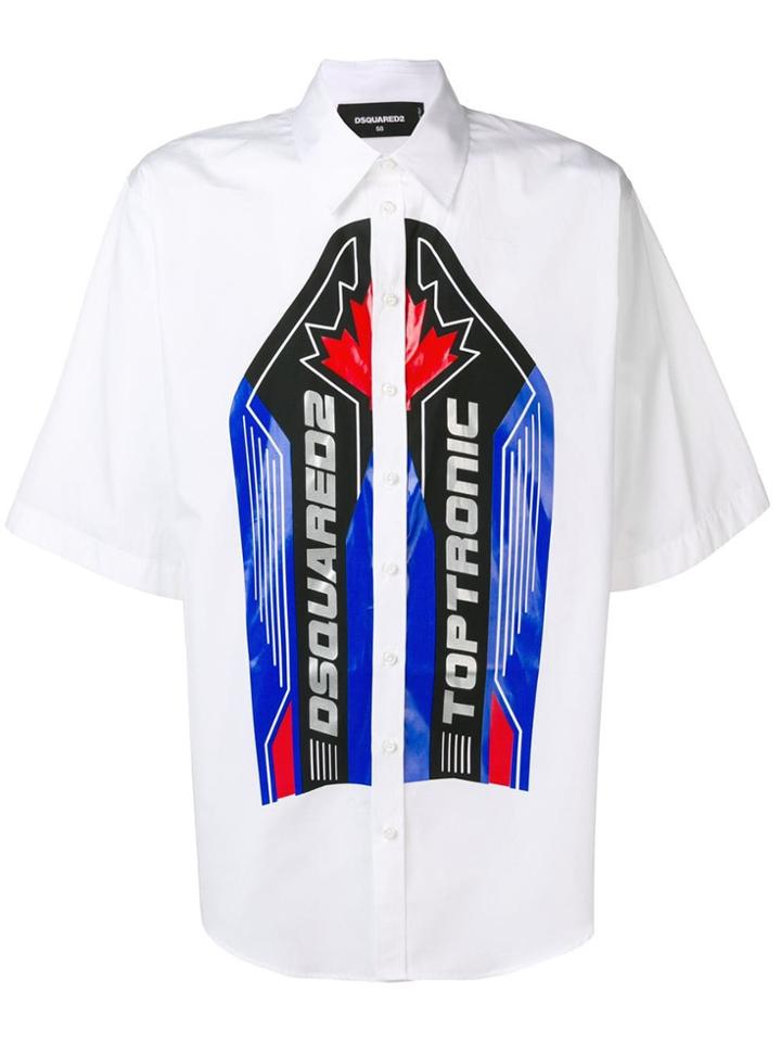 Dsquared2 Graphic Print Shirt - White