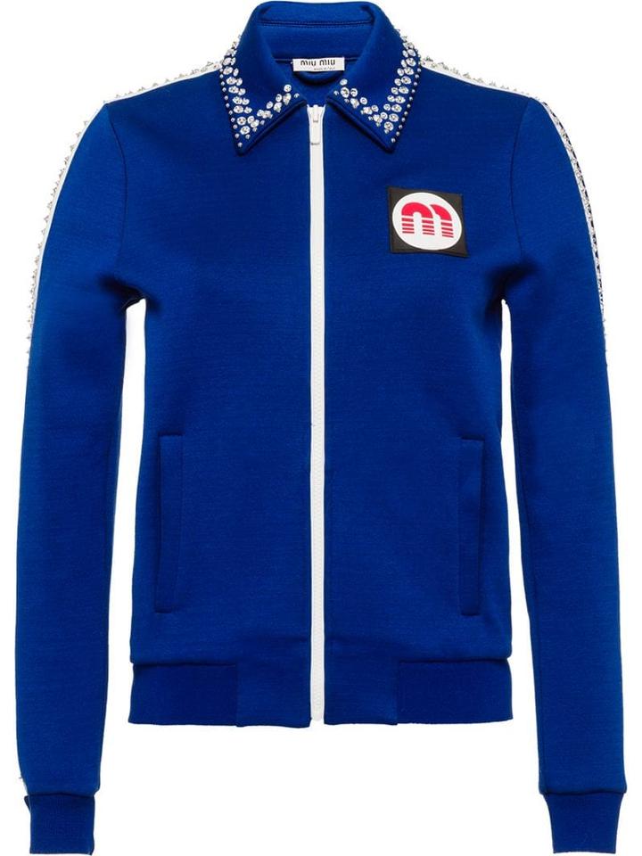 Miu Miu Crystal Tracksuit - Blue