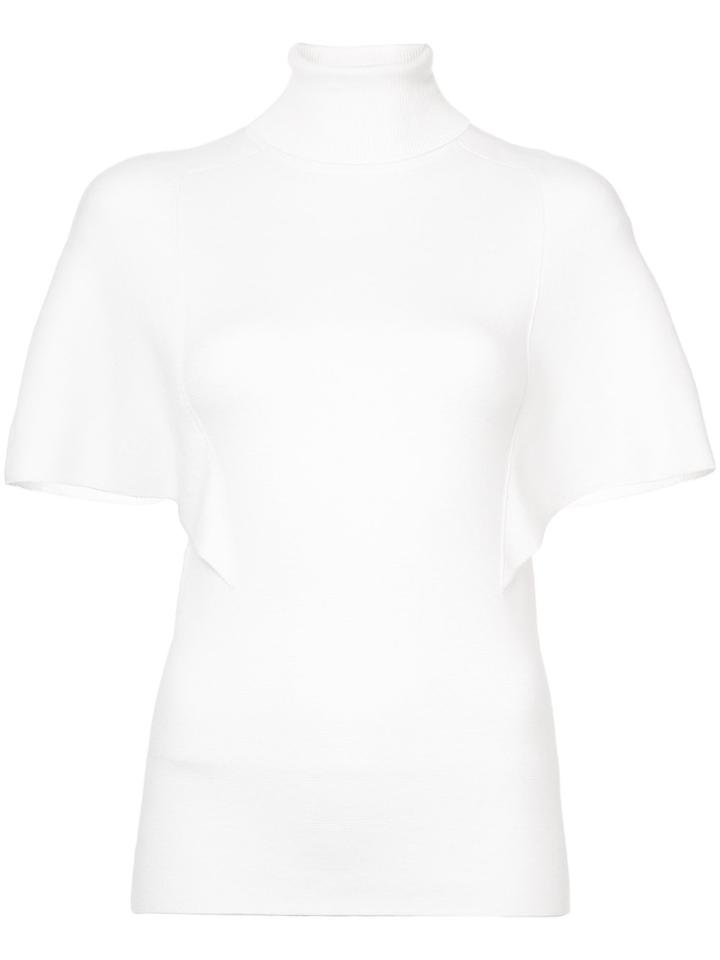 Derek Lam Cape Turtleneck - White