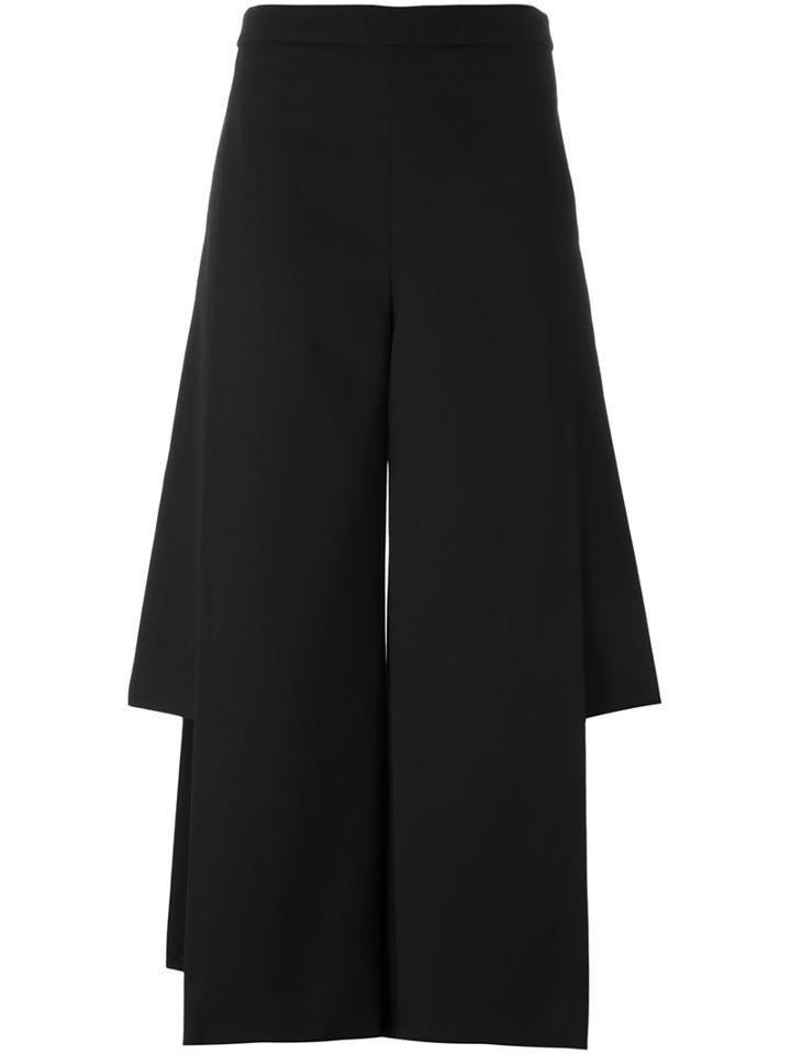 Chalayan Side Split Gaucho Pants, Women's, Size: 44, Blue, Cotton/virgin Wool