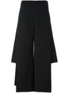 Chalayan Side Split Gaucho Pants, Women's, Size: 44, Blue, Cotton/virgin Wool