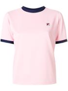 Fila Contrast Logo T-shirt - Pink & Purple