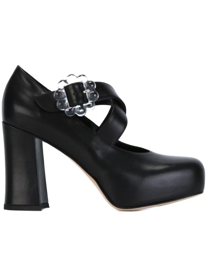 Simone Rocha Criss Cross Strap Pumps