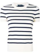 Polo Ralph Lauren Striped Knitted Top - White