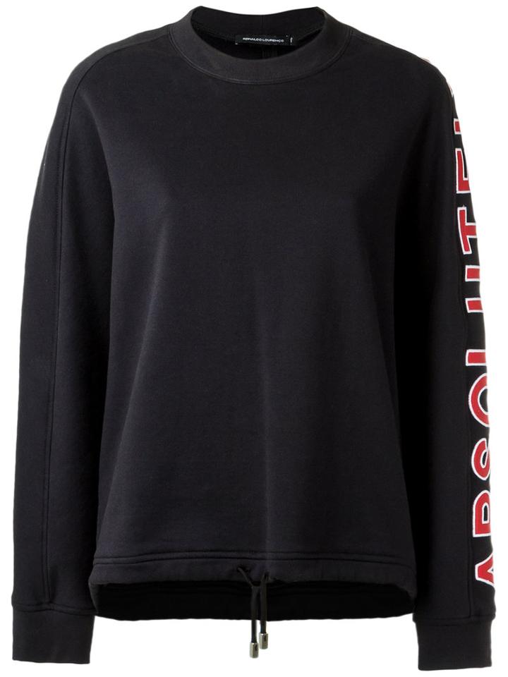 Reinaldo Lourenço - Sweatshirt - Women - Cotton - 42, Black, Cotton