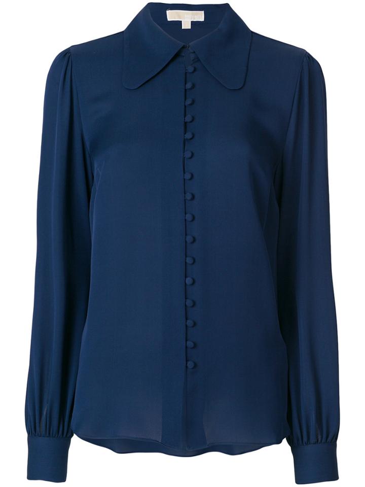 Michael Michael Kors Victorian Style Blouse - Blue
