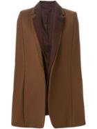 A.f.vandevorst Layered Blazer Cape Coat