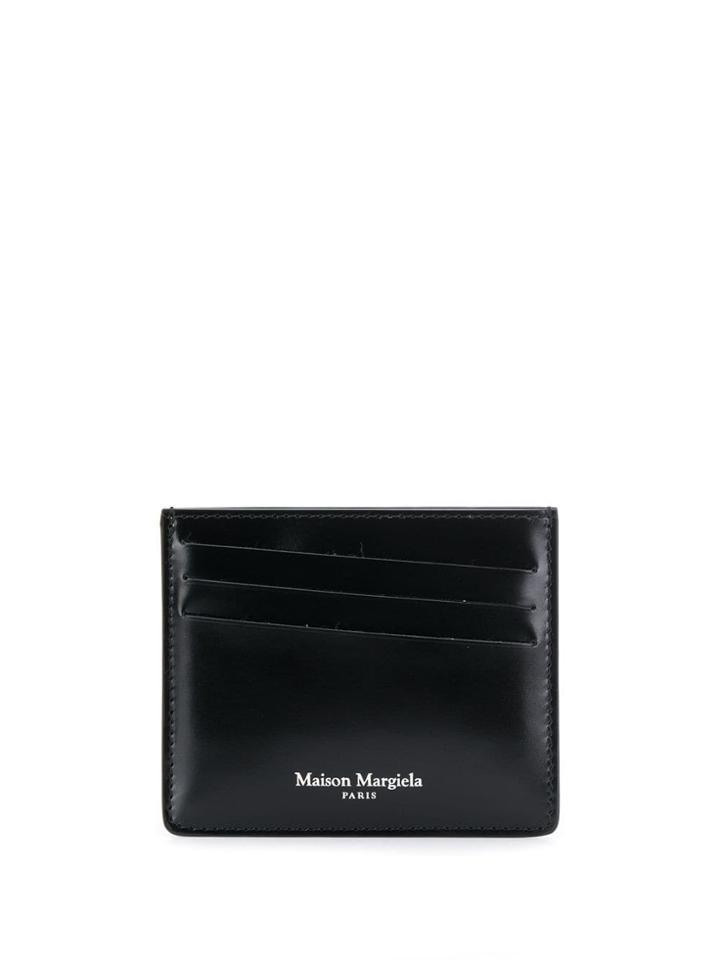 Maison Margiela Cardholder With Logo Stamp - Black