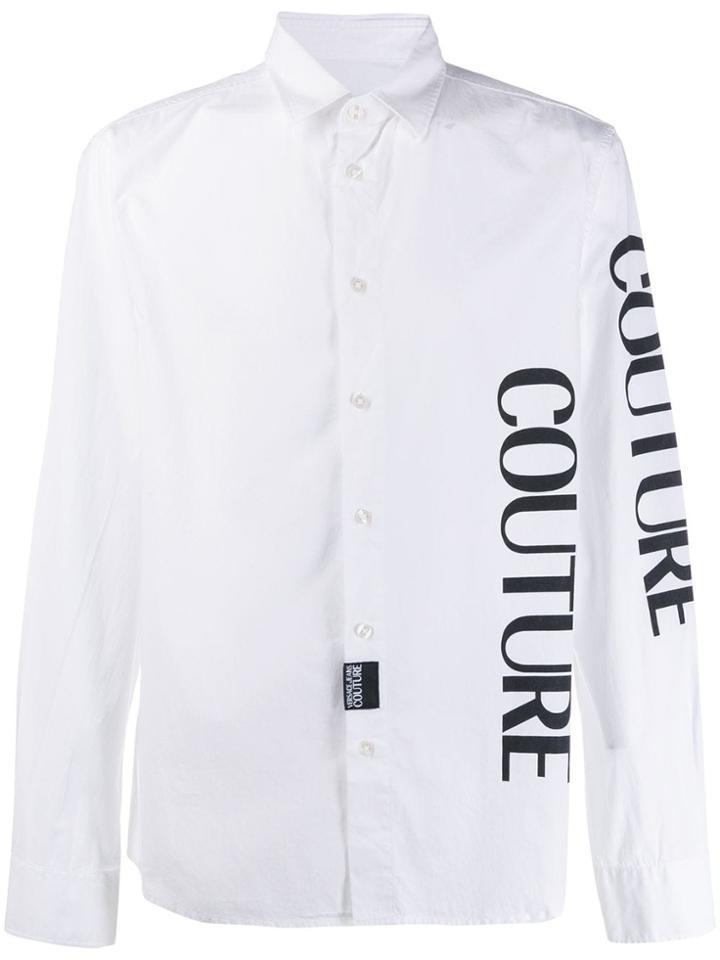 Versace Jeans Logo Printed Shirt - White
