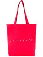 Cityshop Logo Tote, Women's, Red